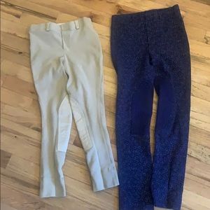 Girls riding pant bundle
